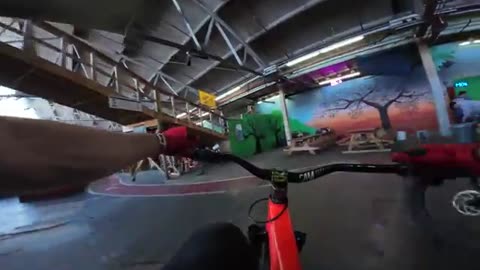 Riding All Lines at MONSTER Indoor Bikepark