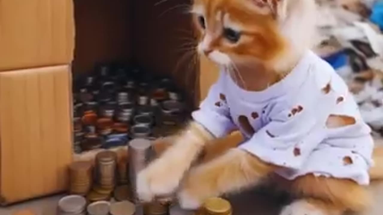 The Poor Cat Ate Moldy Fried Chicken in the Landfill and Was Laughed At #hmminds