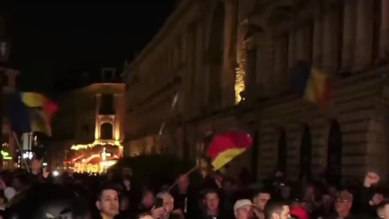 Protests erupt in Bucharest after Călin Georgescu BANNED from election