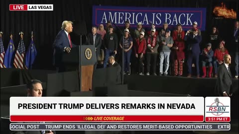 President Donald J. Trump Rally Las Vegas Jan 25 2025