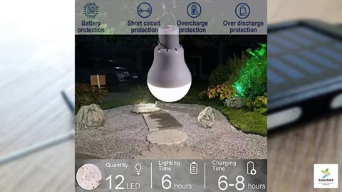 FLRONGSUN Solar Bulb Light 350LM