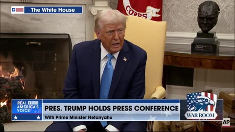 President Trump And Prime Minister Netanyahu Hold Press Conference At The White House