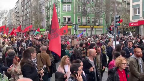 Miles de personas marchan en Lisboa en apoyo de los inmigrantes