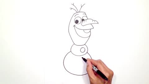 How to Draw Olaf Frozen