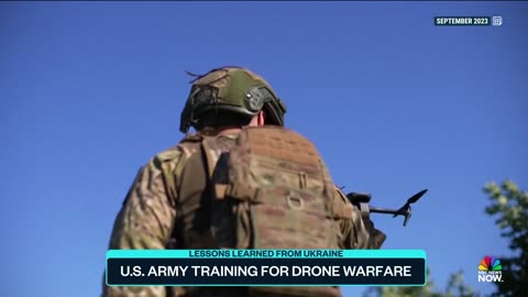 U.S. Army training for drone warfare