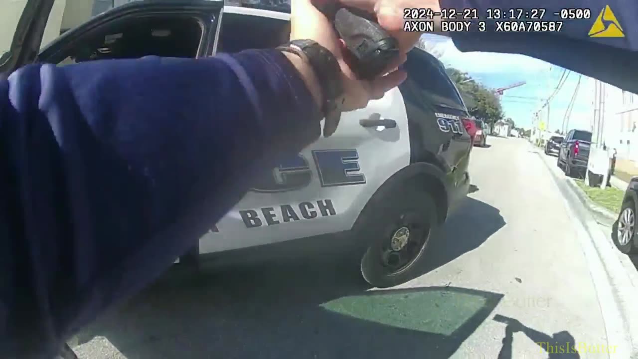 West Palm police body cam footage shows intense moments leading to reckless driver arrest