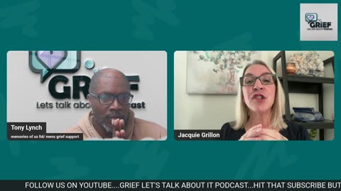 GRIEF LET'S TALK ABOUT IT PODCAST JAQUINE GRILLON
