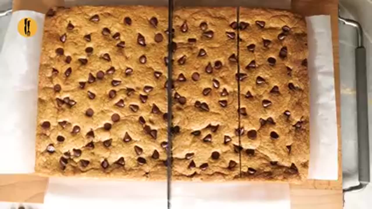 Chocolate Chip Cookie Bars Recipe By Food Fusion