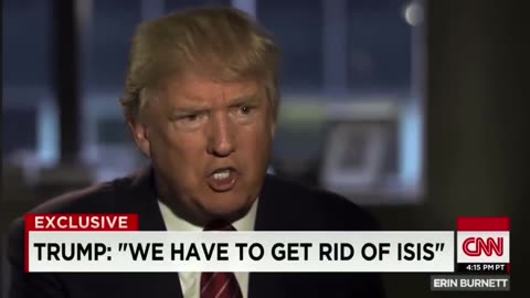 Donald Trump in 2015: “The problem in Syria is we have no idea who the...