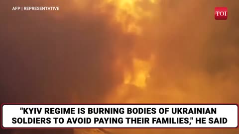 'Ukraine Burns Bodies Of Own Soldiers To Hide...': Zelensky's 'Shocking Act' Out In Open | Watch