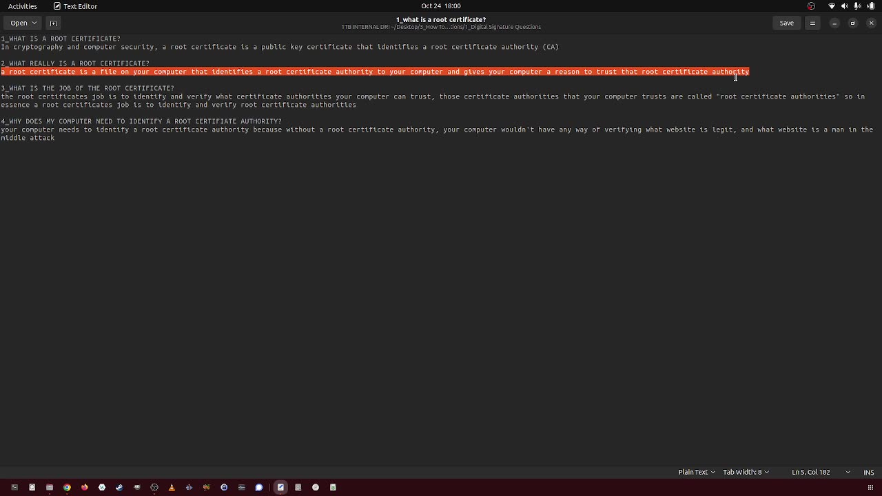 191_what is a root certificate?