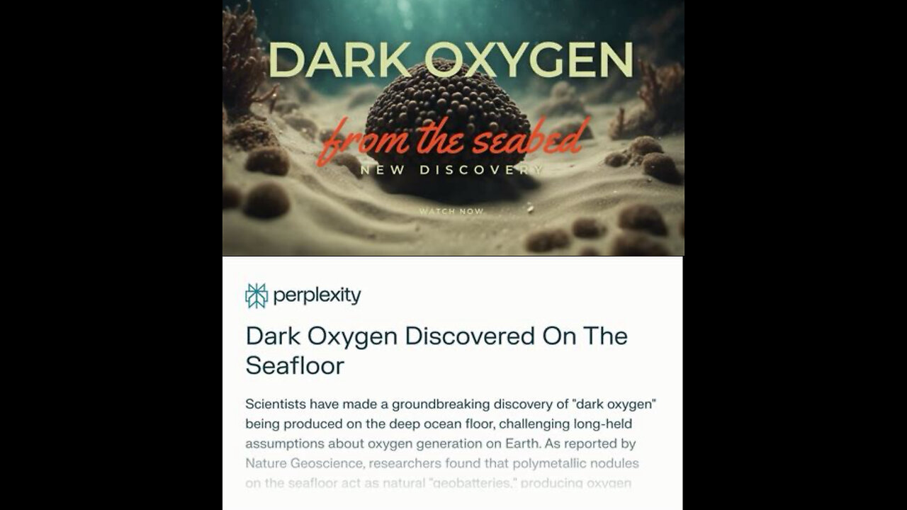 Dark Oxygen & Electric Rocks: The Ocean Just Changed Science Forever