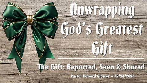 Grace Church Service 2024-12-24