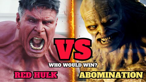 Red Hulk Vs Abomination: Who Would Win? | Red Hulk, Abomination | What's On Hollywood