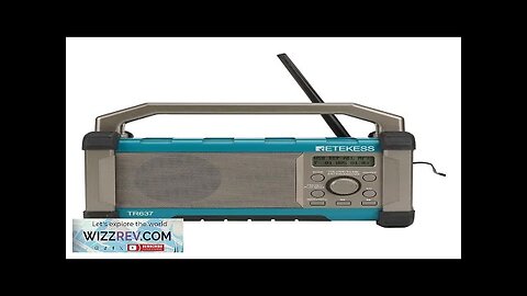 Retekes TR637 Jobsite Radio Portable bluetooth Loudspeaker Radios AM FM Rechargeable Battery Review