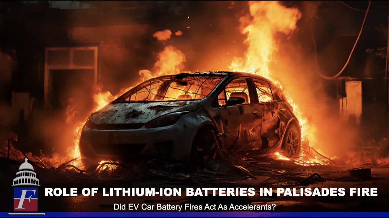 What Role Did Electric Vehicle Lithium Ion-Battery Fires Have in The #PalisadesFire?