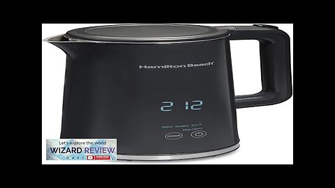 Hamilton Beach Digital Temperature Control Electric Tea Kettle Hot Water Boiler Review