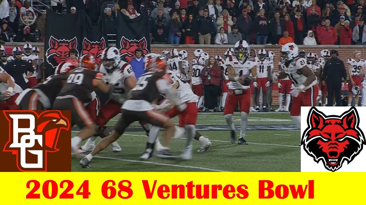 Bowling Green vs Arkansas State Football Game Highlights, 2024 68 Ventures Bowl