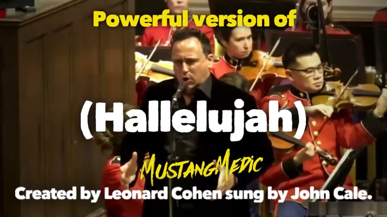 The most powerful version of Hallelujah I’ve ever heard. Sung by Christopher Macchio.