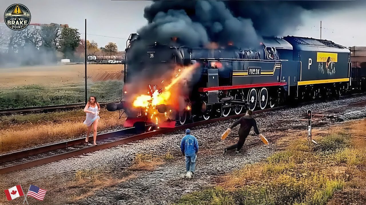 80 SHOCKING Train Crash Compilation Caught On Camera | Best Of 2025