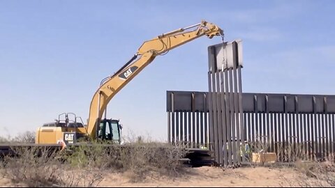 TRUMP BORDER WALL🇺🇸🪽🏗️🚧RECONSTRUCTION IN TEXAS🏗️🚧ARIZONA💫