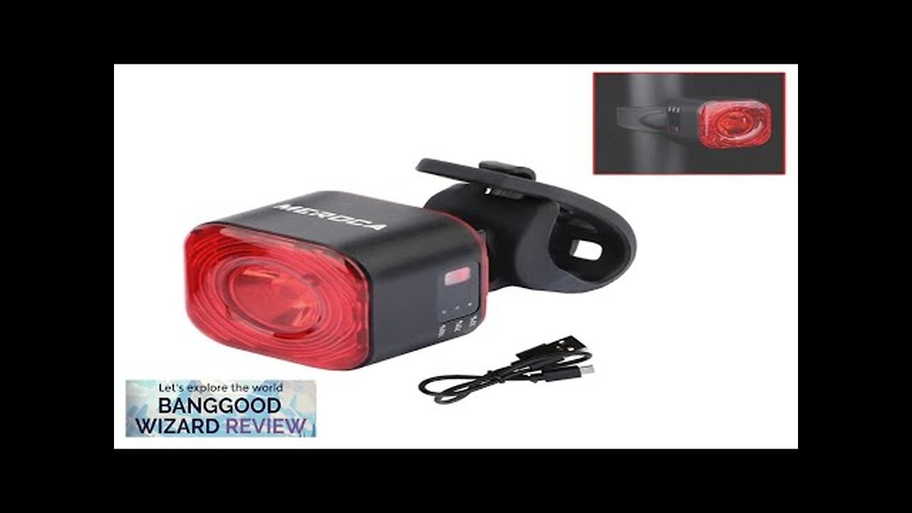 MEROCA XC02 Smart Bike Taillight 100LM LED Brightness 500mAh Battery IPX6 Waterproof Review