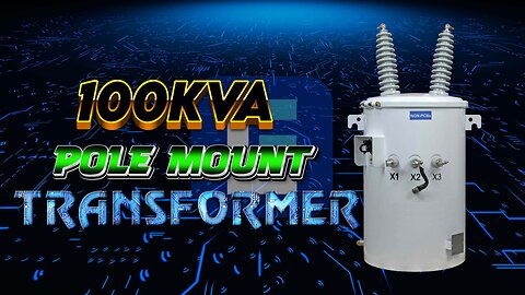 100 KVA Overhead Distribution Transformer, Pole Mount, 23000Y/13280 Grounded Wye