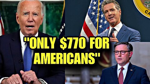 Joe Biden’s Latest Move Outrages 100 Million Americans as Congress Stuns Gavin Newsom!