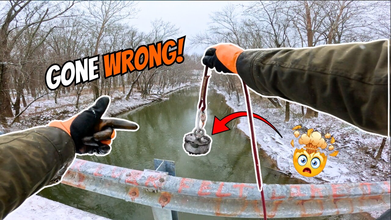 Magnet Fishing in FREEZING Waters Leads to Amazing Discovery...