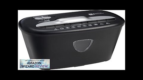 Amazon Basics 8 Sheet Cross Cut Paper and Credit Card Shredder Review