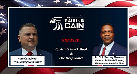 The Raising Cain Show: 🔥 EXPOSED: Epstein’s Black Book & The Deep State! 🔥