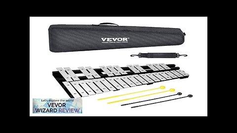 VEVOR 30 Note Glockenspiel Xylophone Bell Kit Percussion Instrument with Mallets Drum Review