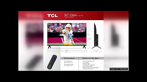 TCL 32-Inch Class S3 1080p LED Smart TV with Roku TV 32S350R, Review