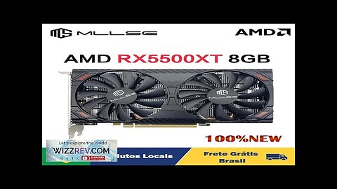 MLLSE RX 5500xt 8GB Graphics Card Placa De Video 128bit GDDR6 Gaming Review