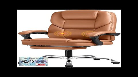 Furmax Office Chair Executive Office Chair with Foot Rest Big and Tall Review