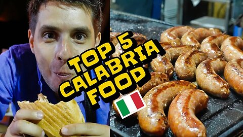 TOP 5 Foods to try in CALABRIA, Italy!! 🇮🇹 food & travel