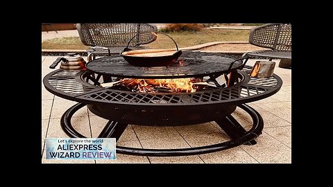 Courtyard Iron Fire Pit For Outdoor Heater Charcoal Brazier Creative Multifunction Camping Review