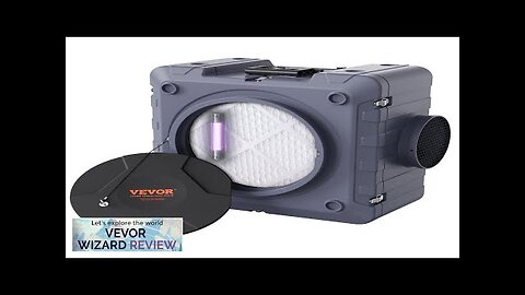 VEVOR Air Scrubber with 3-Stage Filtration Stackable Negative Air Machine 800 CFM Review