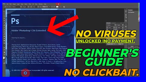 How To Install Old Version's Of Adobe Photoshop, Without Obtaining a Virus Full Guide.