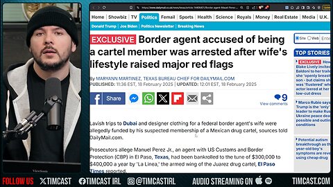 Border Agent ARRESTED For Working With CARTEL Claims Prosecutor, Biden Admin HELPED CARTELS