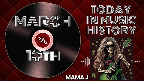 This day in Music History! March 10 (Rock n Roll, Fur, Police, Pretenders, Chrissie)