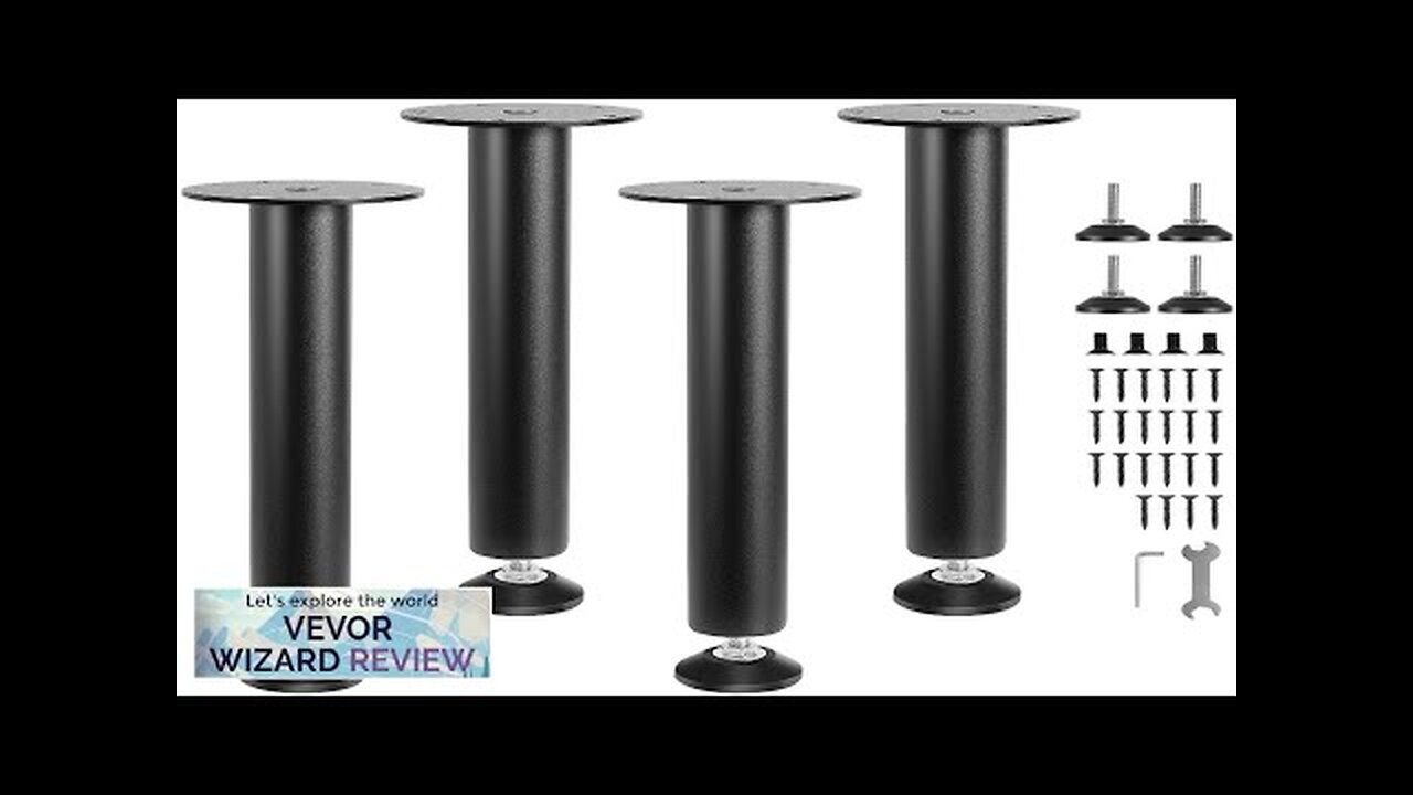 VEVOR 16 Inch Adjustable Desk Legs Reinforced Steel Office Table Furniture legs Review