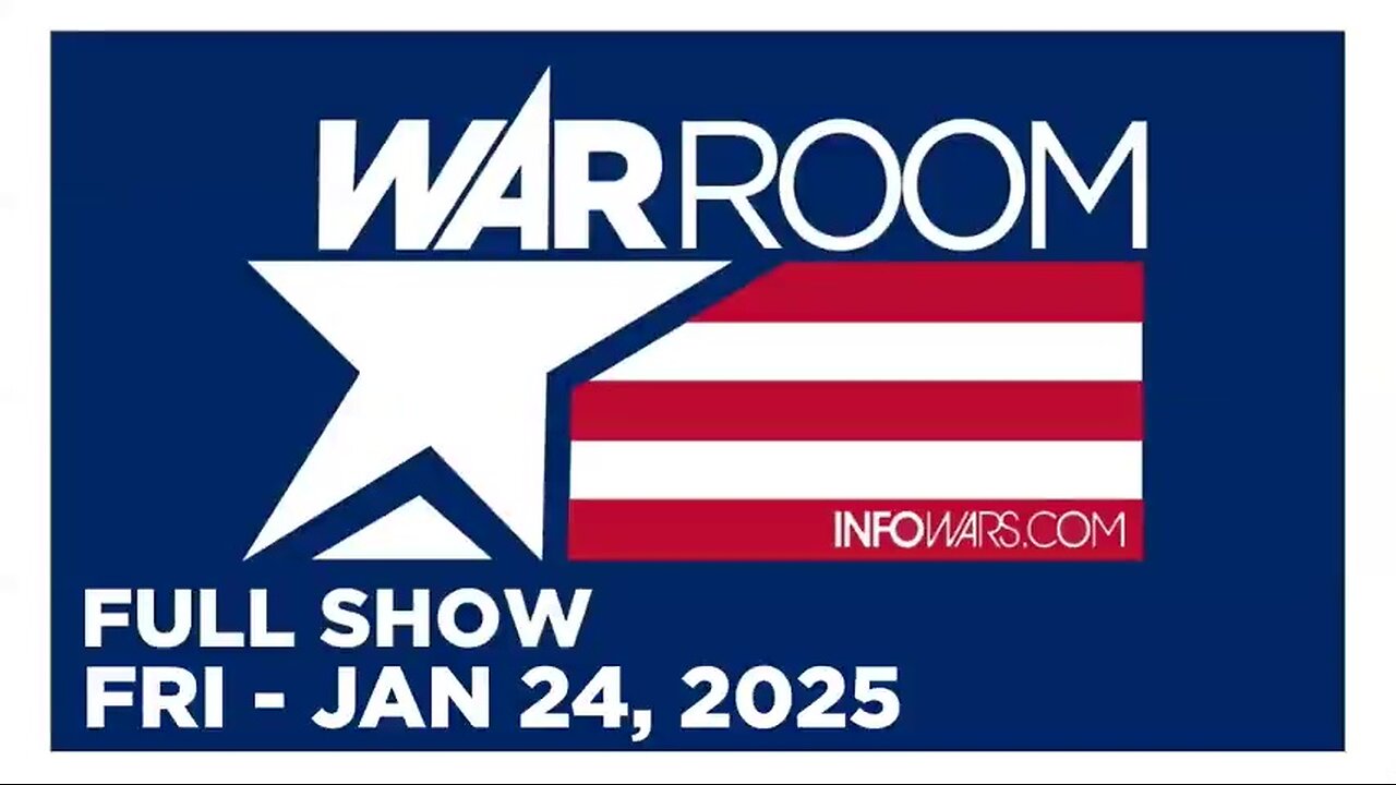 WAR ROOM (Full Show) 01_24_25 Friday