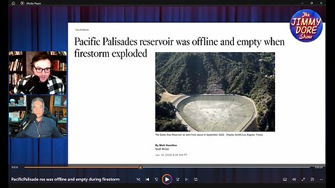 Pacific Palisade res was offline and empty during firestorm▮The Jimmy Dore Show