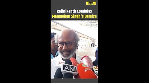 Rajinikanth Offers Condolences On The Passing Of Former PM Manmohan Singh #shorts