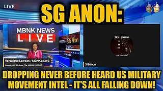 SG Anon: Dropping Never Before Heard US Military Movement Intel - It's All Falling Down