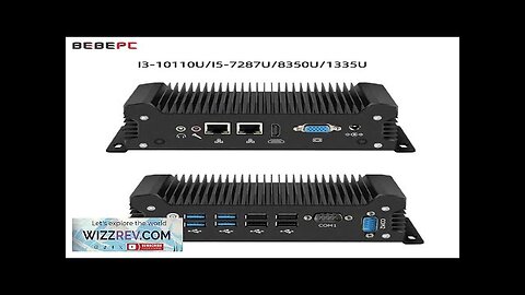 BEBEPC Industrial Mini PC Fanless Intel Core i5-4278U i7 10610U 2LAN 2COM Review