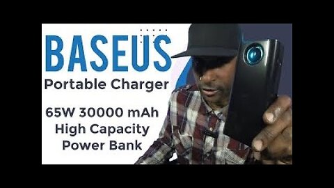 Stay Powered Anywhere with the Baseus 65W Portable Charger | 30000mAh Power Bank | Amazon Finds