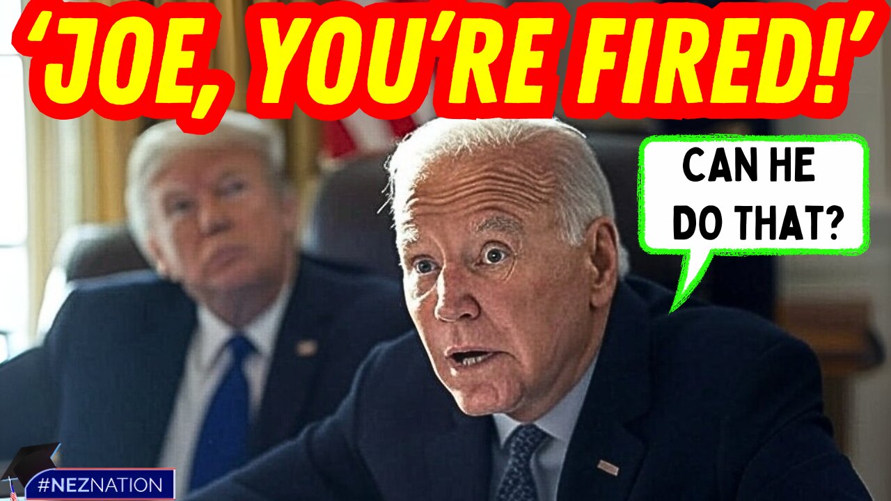 🚨BREAKING: President Trump Just OFFICIALLY FIRED Joe Biden!