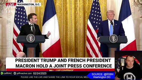 LIVE: President Trump and French President Macron at The White House